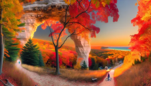 Mackinac Island fall foliage