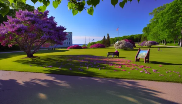 Mackinac Island lilacs