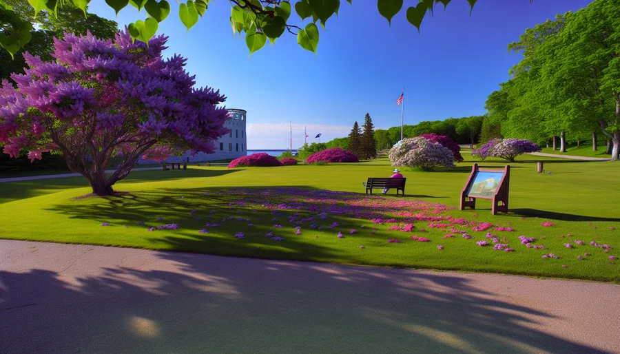 Mackinac Island lilacs