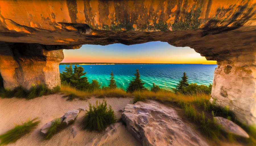 Mackinac Island sunset spots