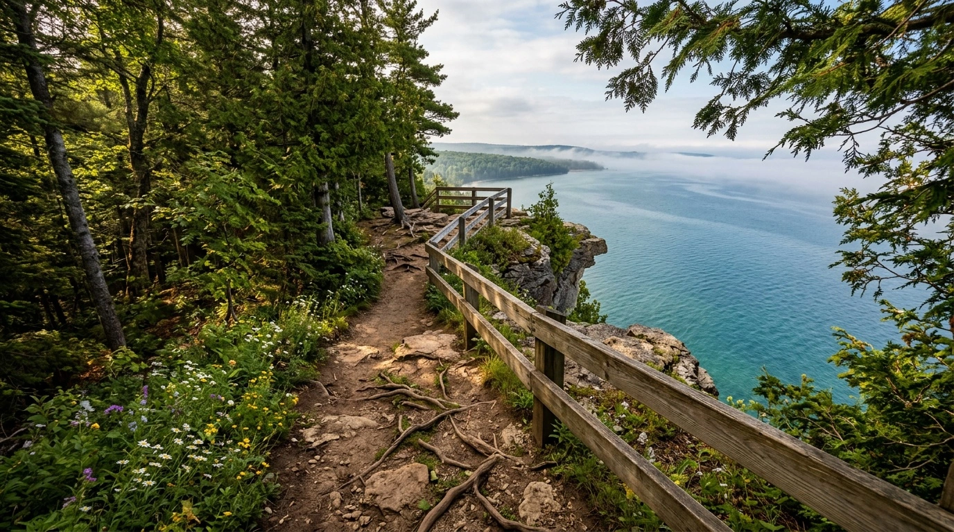 day hikes Mackinac Island