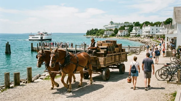 visit Mackinac Island without a car